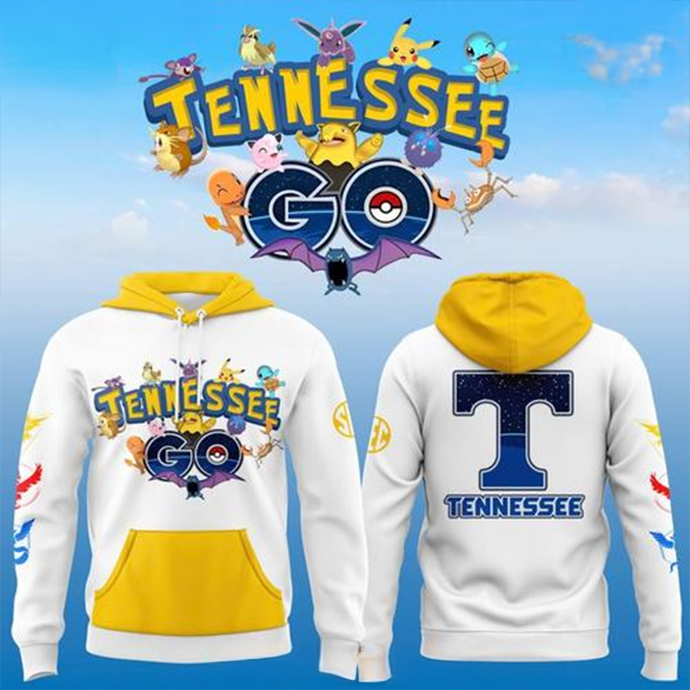 Tennessee Volunteers x Pokemon GO 2025 Special Hoodie Tennessee Volunteers Merch Fans Gifts-1