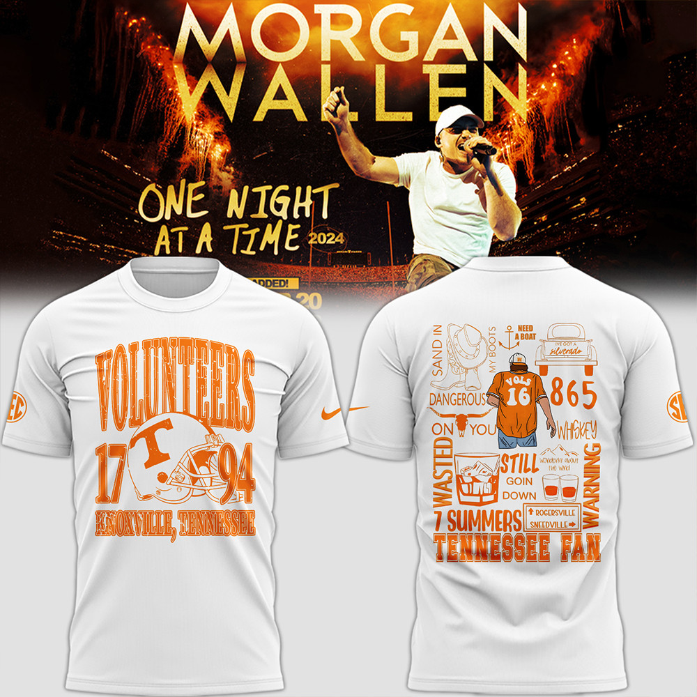 Tennessee x Morgan Wallen T-Shirt Father's Day Gifts-1