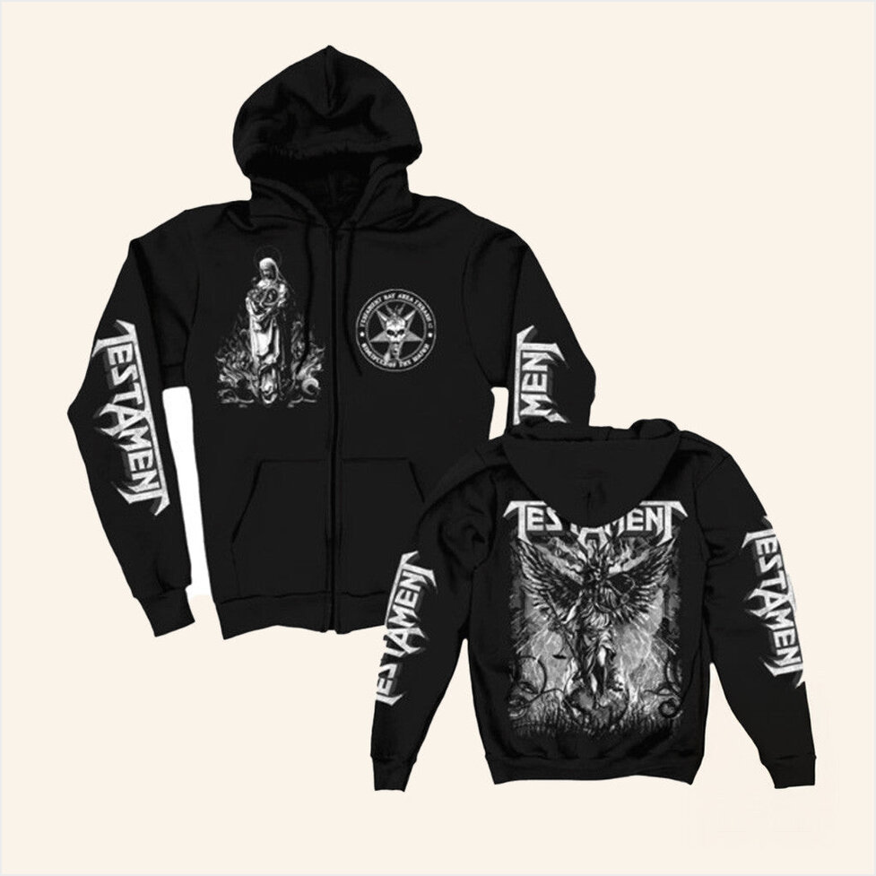 Testament Merch Archangel Zip Up Hoodie Gift Ideas For Husband Birthday Gifts For Besties-1