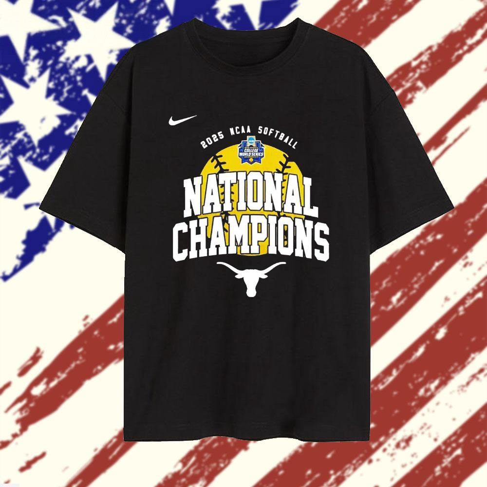 Texas Longhorns 2025 Ncaa Softball National Champions T-Shirt Texas Longhorns Merch For Fans-1