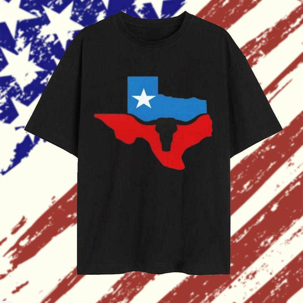 Texas Longhorns Champions Map 2025 T-Shirt Texas Longhorns Merch Presents For Football Fans-1