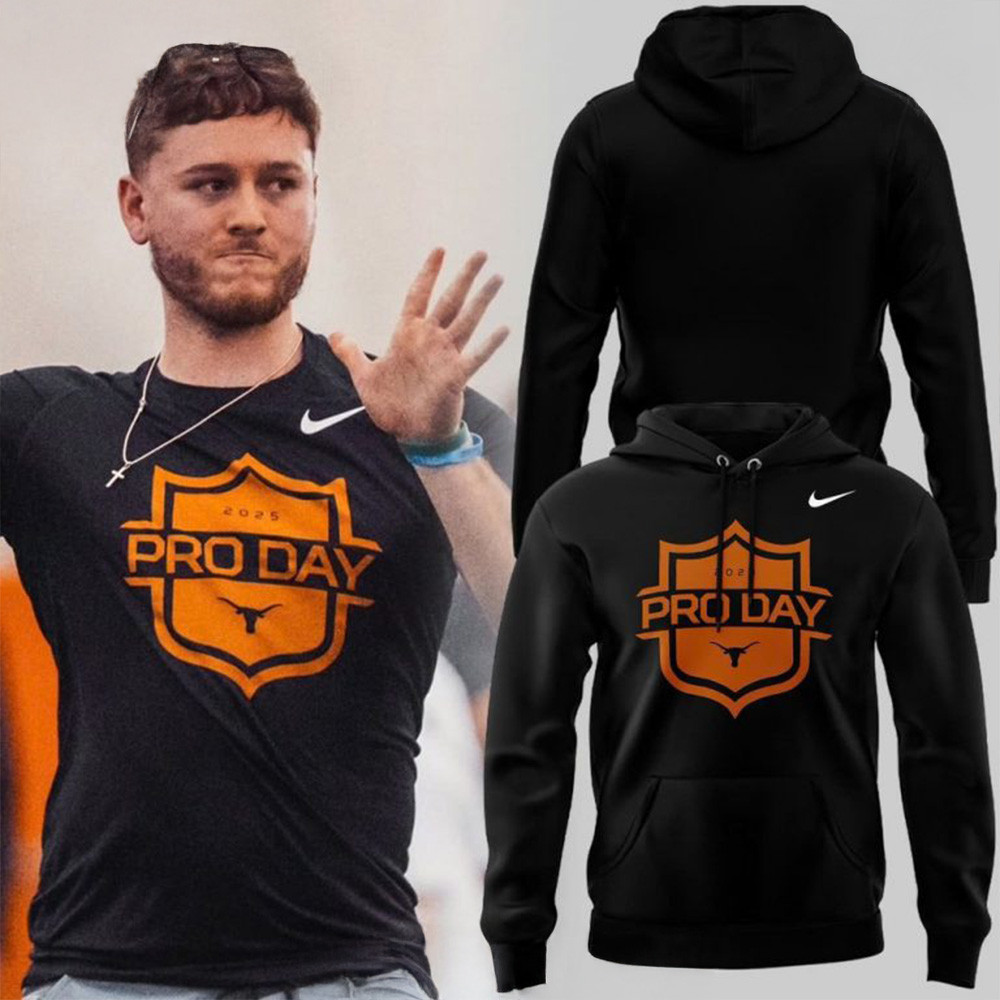 Texas Longhorns Pro Day 2025 Hoodie Texas Longhorns Merch Unique Dad Gifts For Father's Day-1