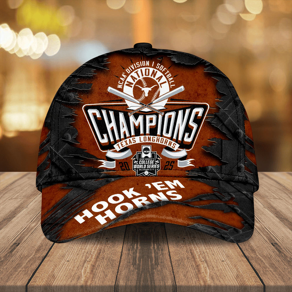 Texas Longhorns Women's Softball Hat Texas Longhorns Merch Hat For Fan Sister Gifts-1