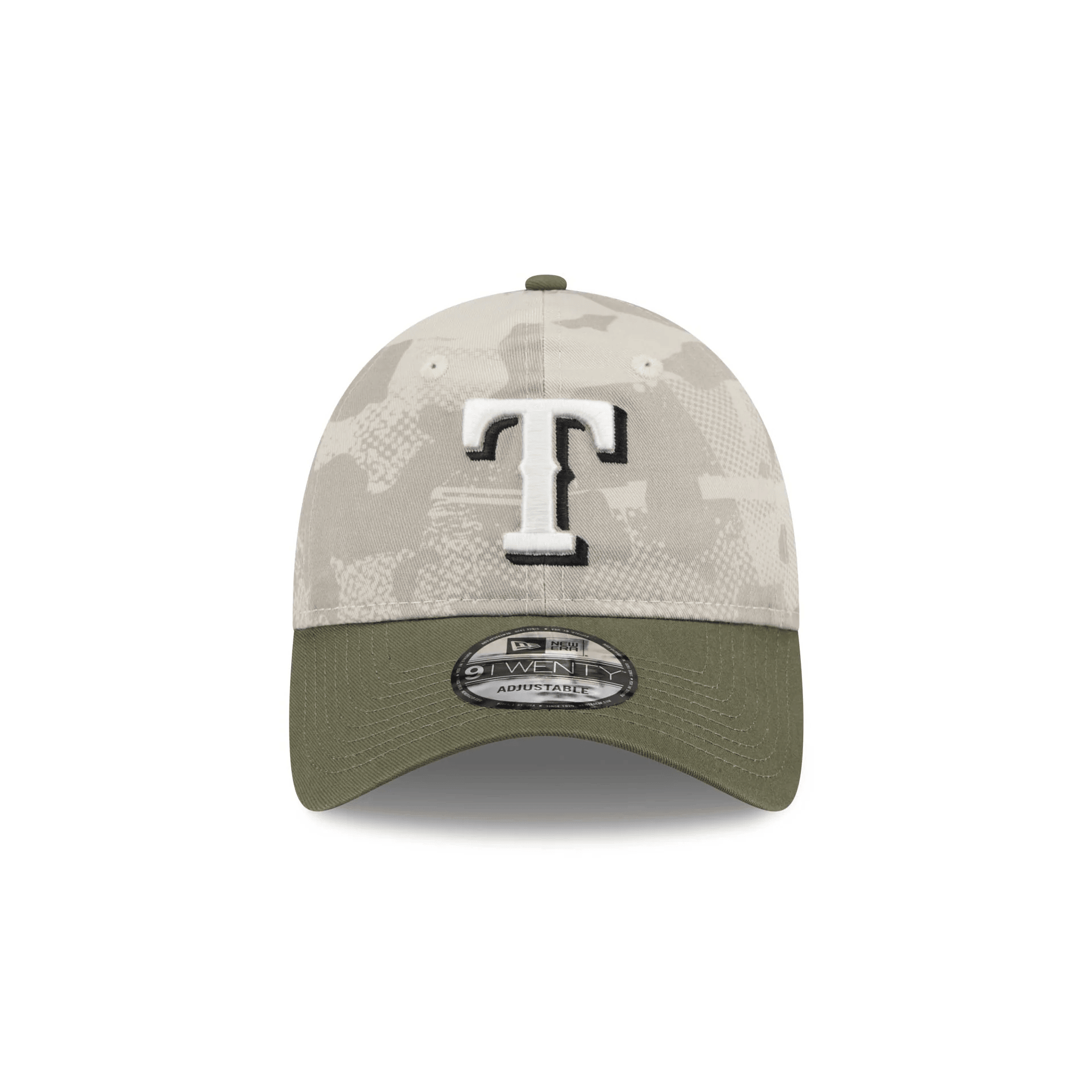 Texas Rangers Camo Hat MLB Armed Forces Day 2025 Hat Merch Stepdad Gifts For Father's Day-1
