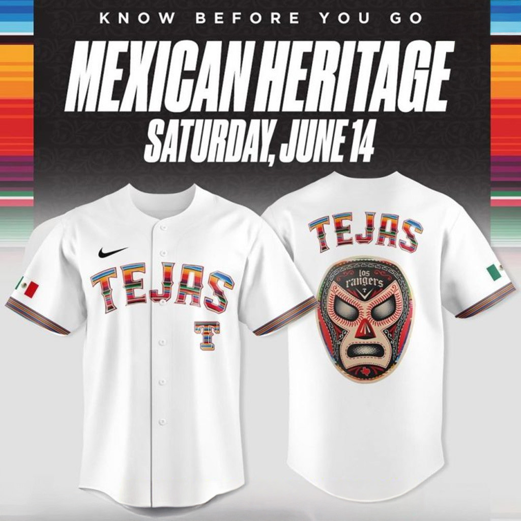 Texas Rangers Viva Tejas Hispanic Heritage Month 2025 White Baseball Jersey Texas Rangers Merch-1 Texas Rangers Viva Tejas Hispanic Heritage Month 2025 White Baseball Jersey Texas Rangers Merch-1