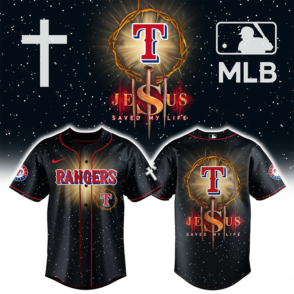 Texas Rangers x Jesus Save 2025 Jersey Presents For Baseball Lovers-1