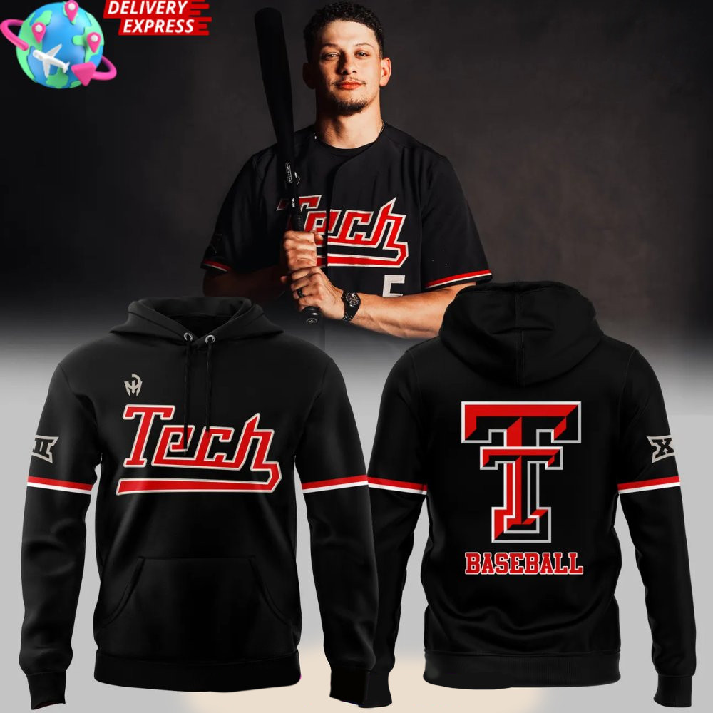Texas Tech Baseball Patrick Mahomes 2025 Hoodie First Fathers Day Gift-1