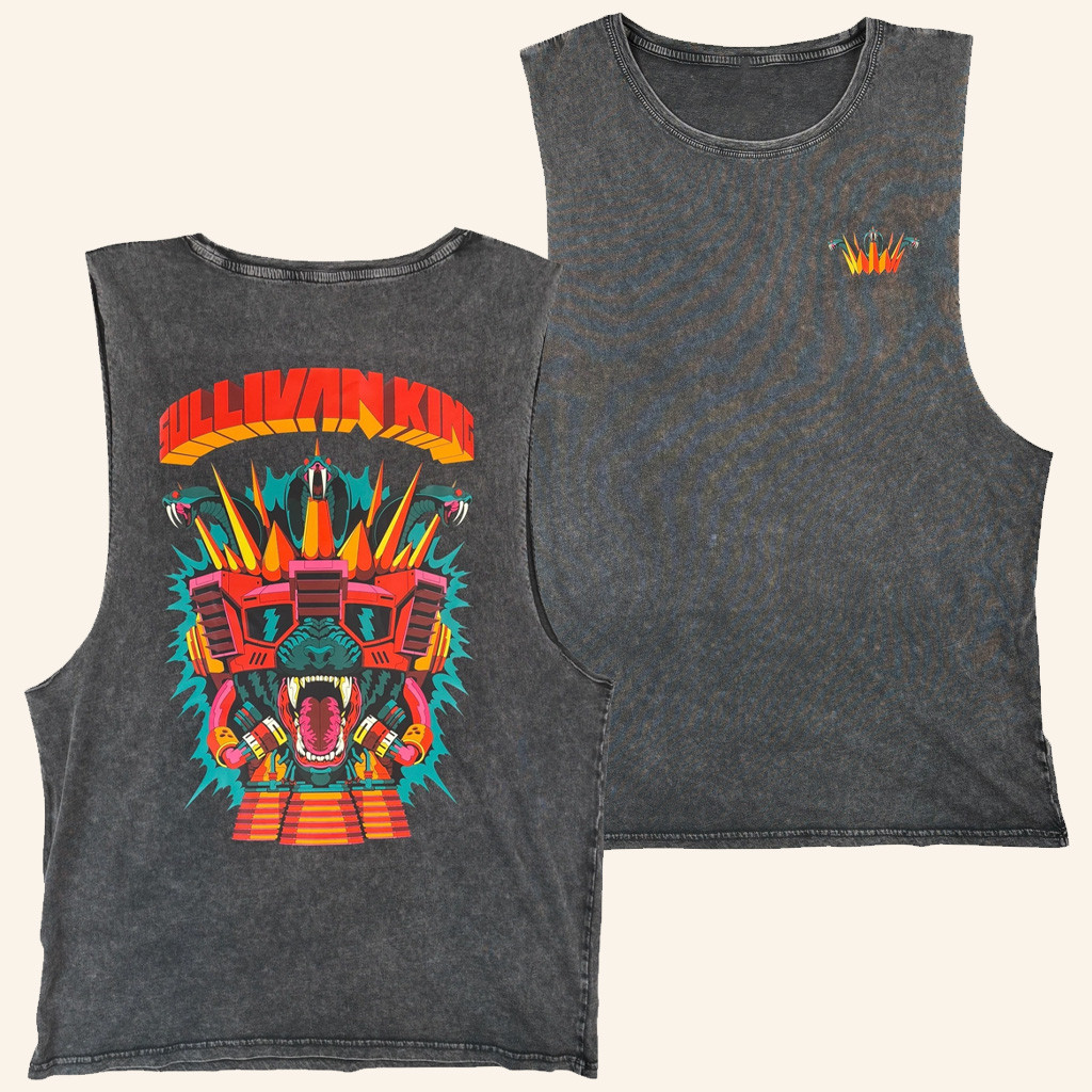 Thank You For Raging Apparel Merch Retro Cat Muscle Tank Gifts For Him-1