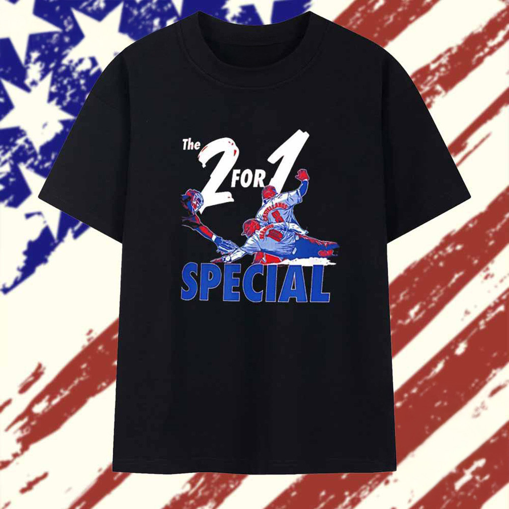 The 2 For 1 Special Realmuto And Castellanos Philadelphia Phillies T-Shirt Fan Merch-1