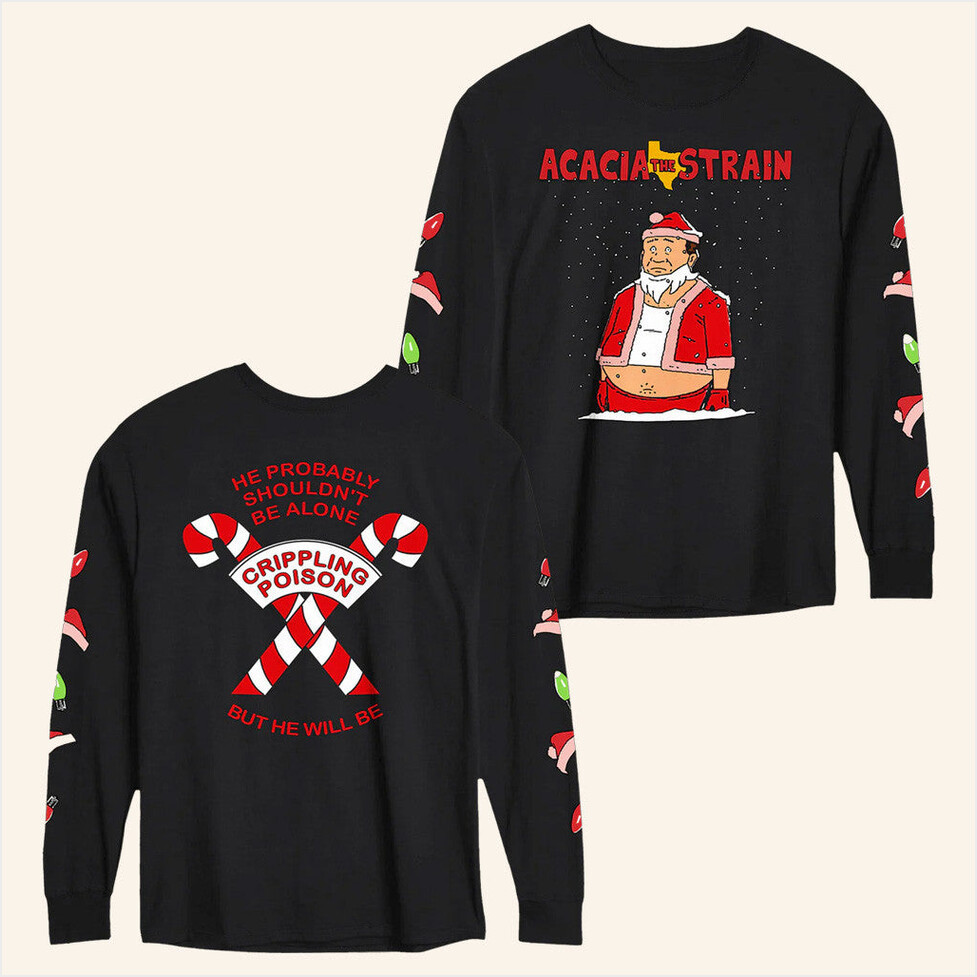 The Acacia Strain Merch Crippling Poison Long Sleeve Shirt Gift For Christmas Gifts For BFF-1