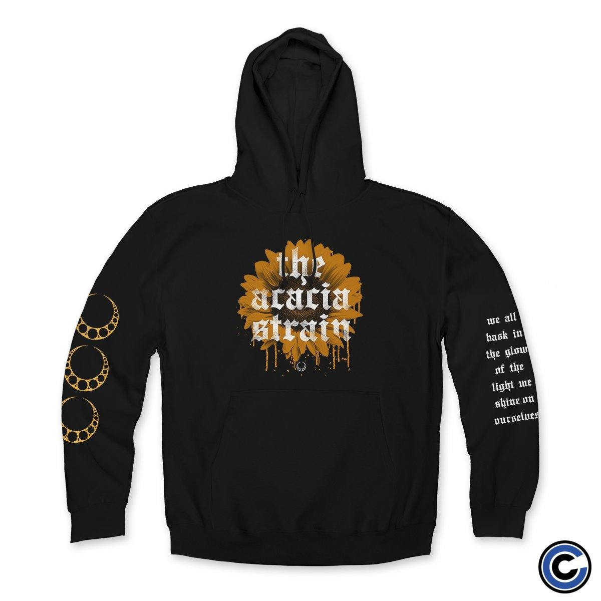 The Acacia Strain Merch Sunflower Lyrics Hoodie The Acacia Strain Hoodie-1