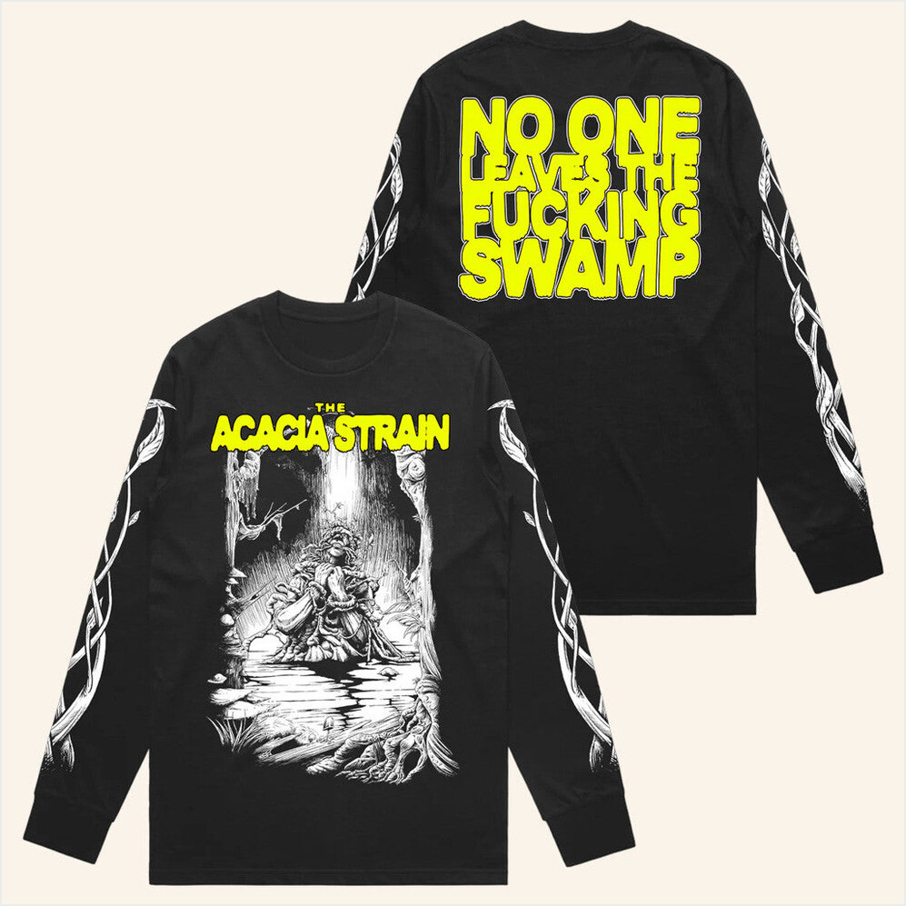 The Acacia Strain Merch Swamp Mentality Long Sleeve Shirt Gifts For Husband Gifts For Besties-1