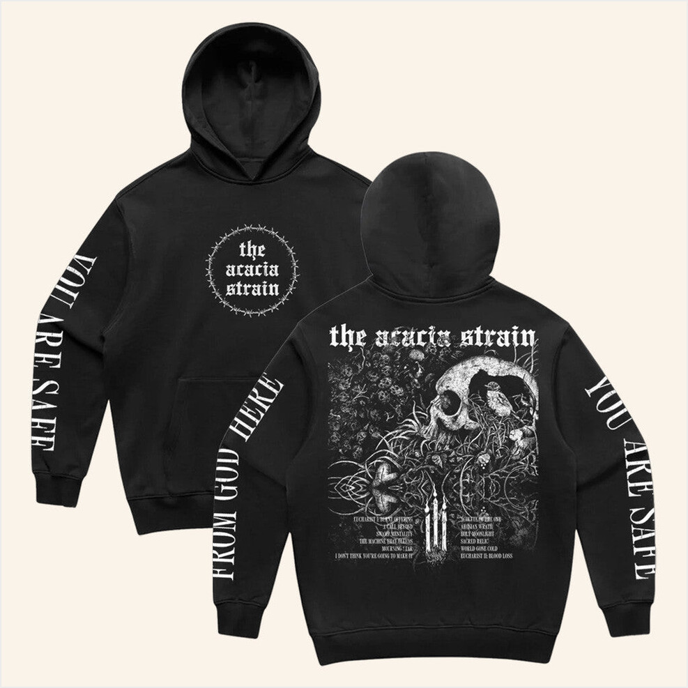 The Acacia Strain Merch Tracklist Hoodie Gifts For Dad Birthday Gifts For Besties-1