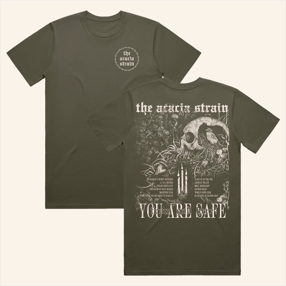 The Acacia Strain Merch Tracklist T-Shirt Best Gifts For Dad Birthday Gifts For Besties-1