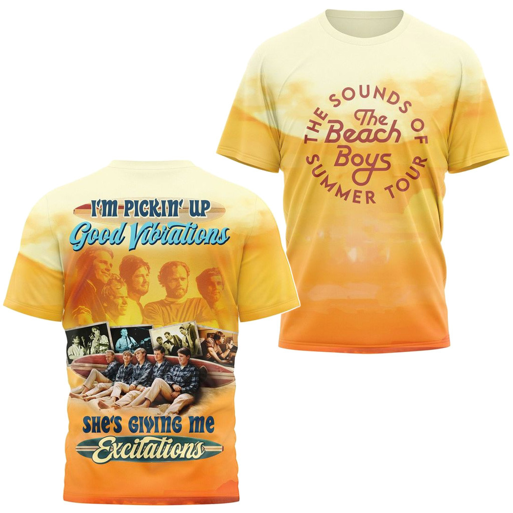 The Beach Boys The Sounds Of Summer Tour 2025 Shirt Beach Boys Merch Fans Gift Ideas-1