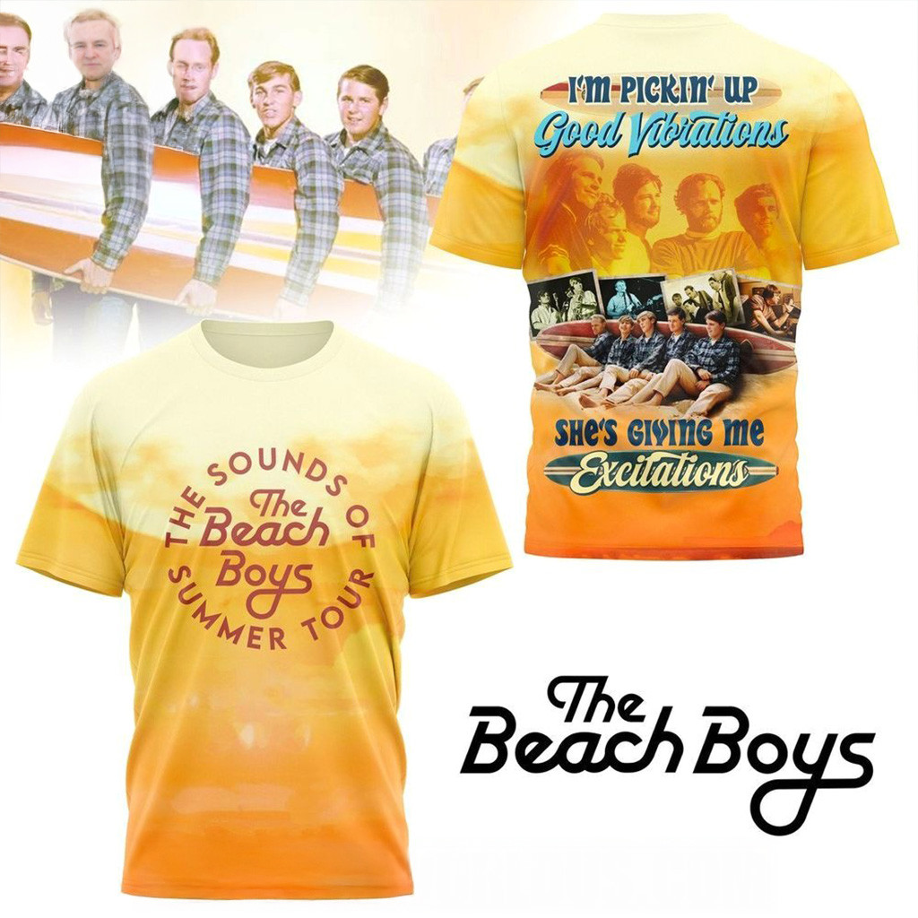 The Beach Boys The Sounds Of Summer Tour T-Shirt Beach Boys Merch Gifts For Fans-1