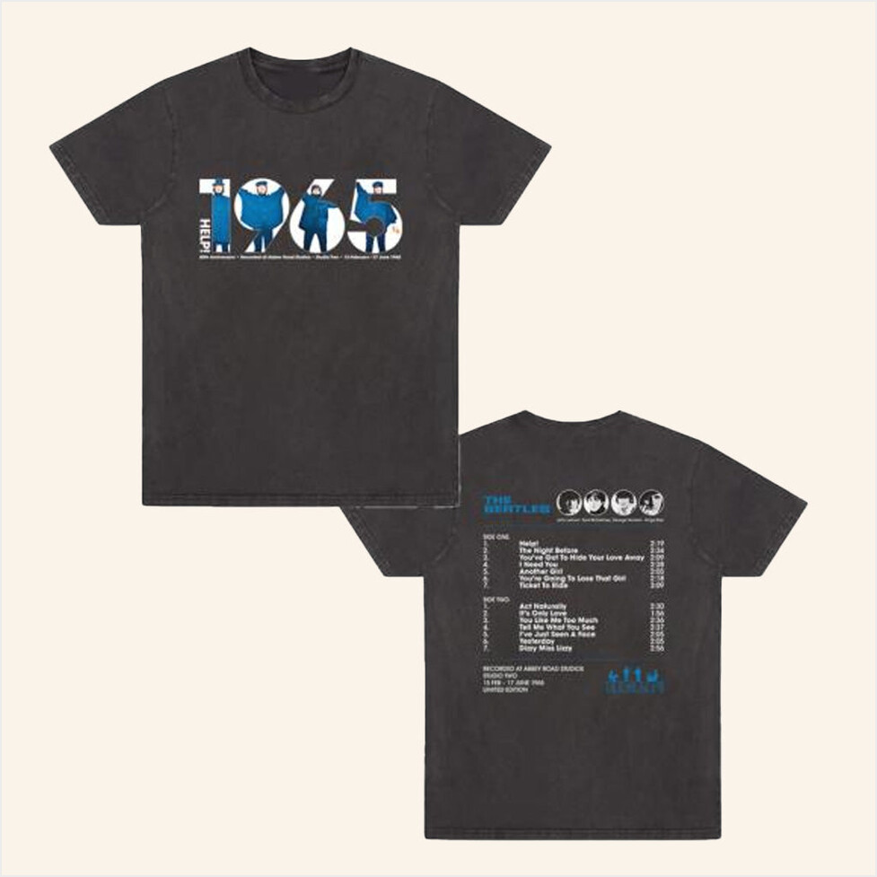 The Beatles Merch The Beatles Help 60Th Anniversary T-Shirt Gifts For Fans Gifts For Brother-1