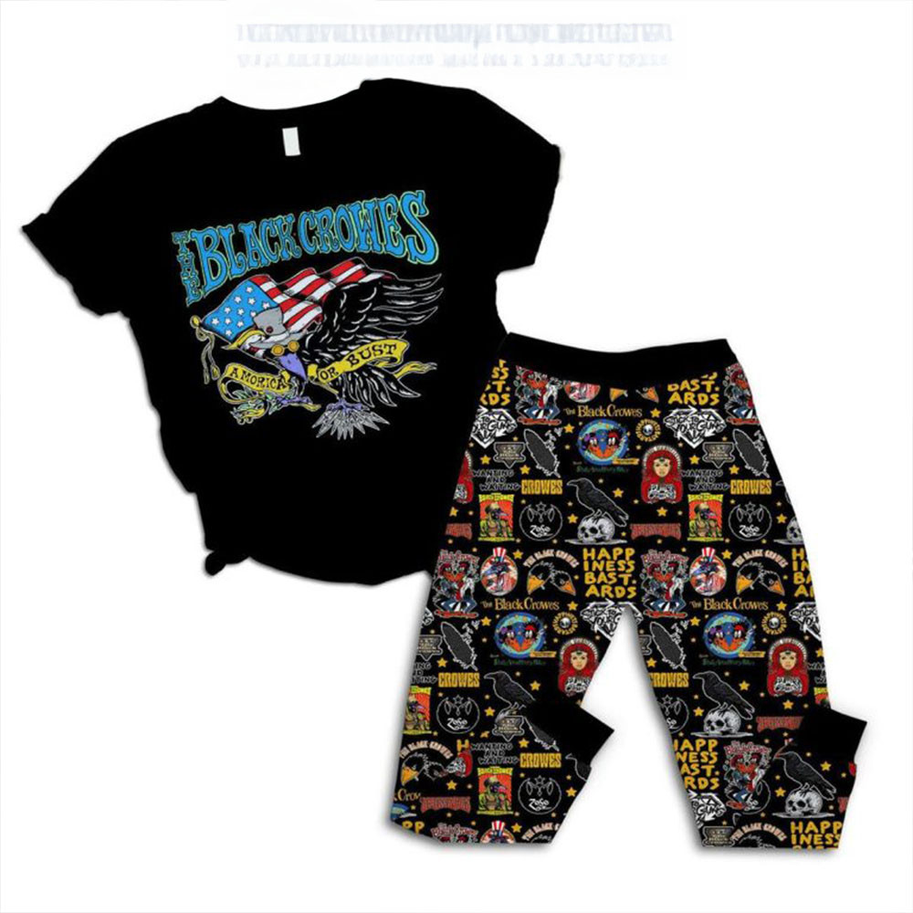 The Black Crowes Happiness Bastard In 2024 Holidays Pajamas Set Mothers Day Gift For Friends-1
