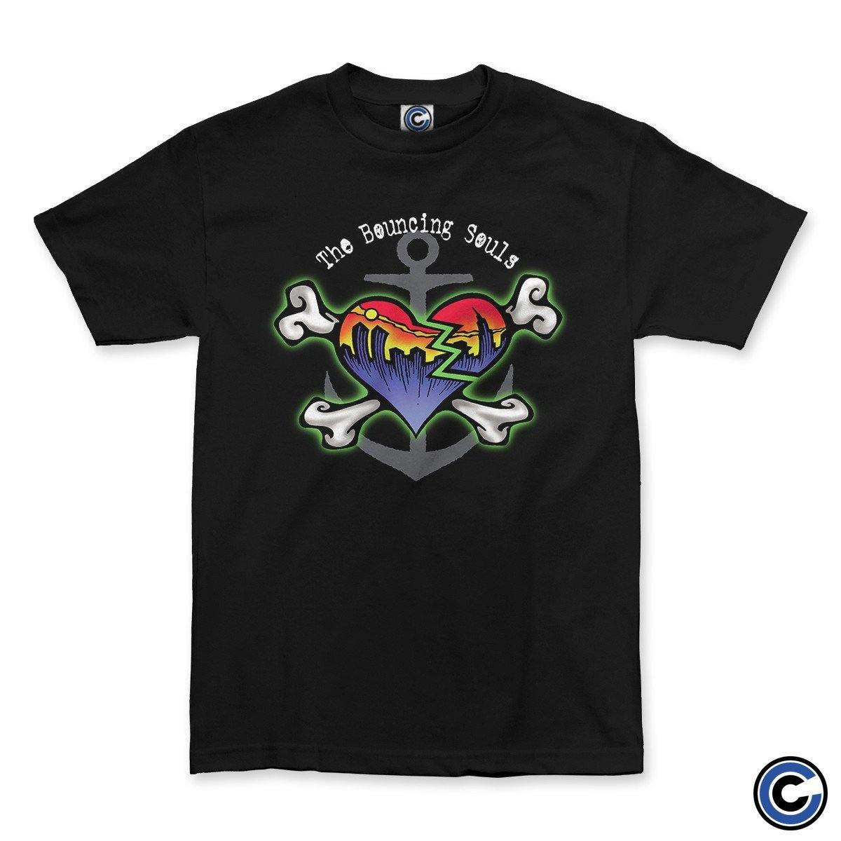 The Bouncing Souls Merch Skyline Heart Shirt The Bouncing Souls Shirt-1