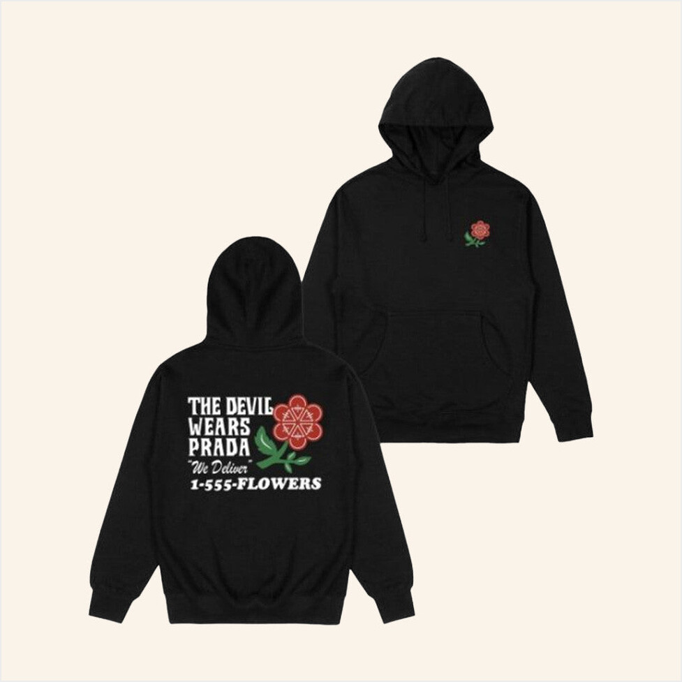 The Devil Wears Prada Merch Florist Hoodie Birthday Gift Ideas For Her Gifts For Friends-1