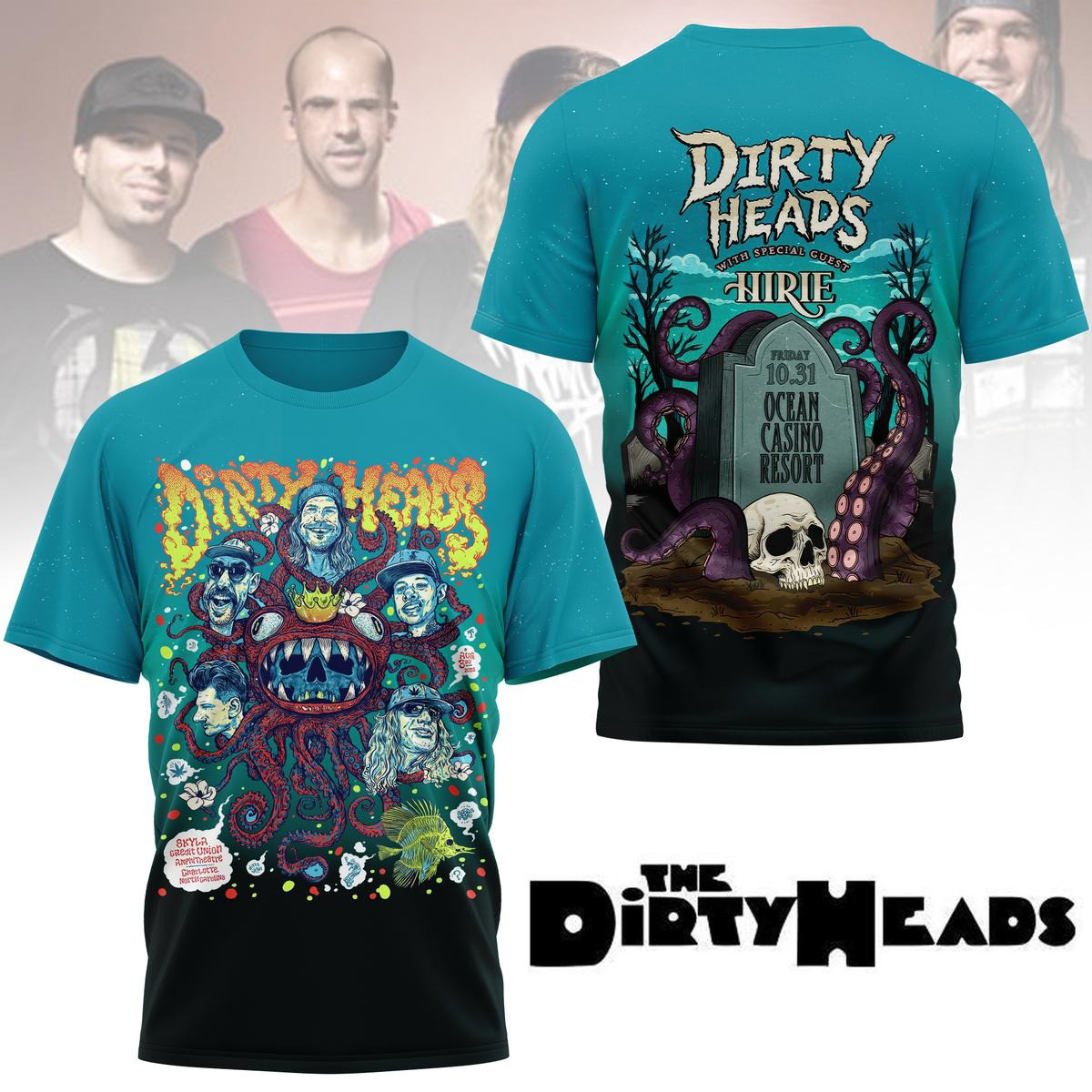 The Dirty Heads With Special Guest Hirie Shirt Fan Merch Present For Husband-1