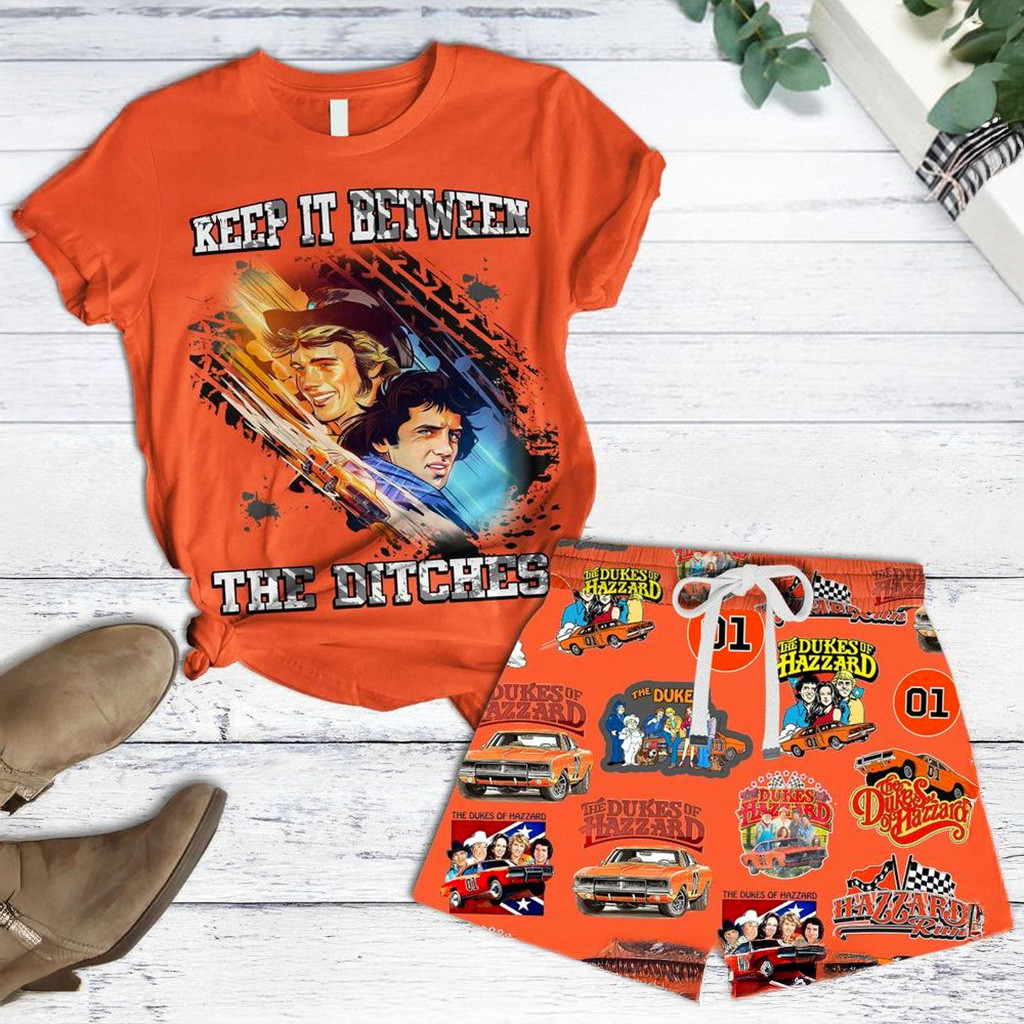 The Dukes Of Hazzard Keep It Between The Ditches Pajamas Set Christmas Gift Ideas For Her-1
