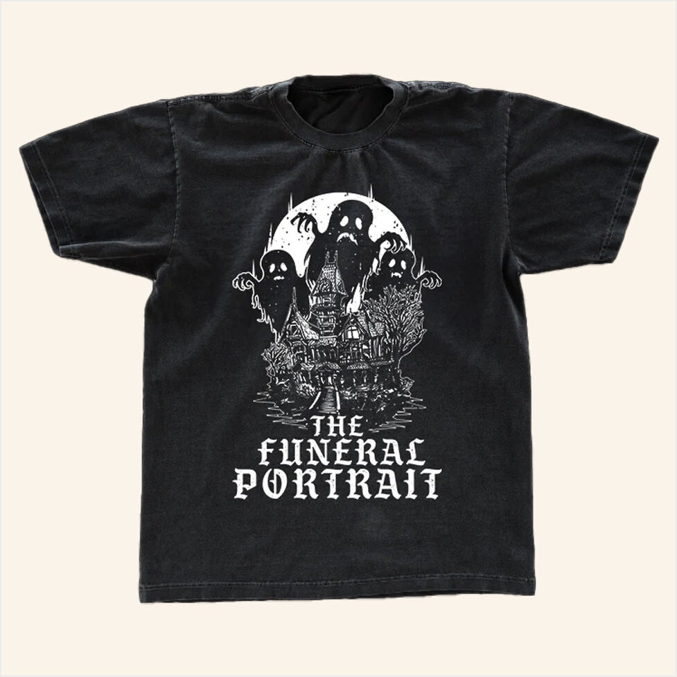 The Funeral Portrait Merch Ghostly Haunted House Shirt Father Gifts Gifts For Best Friend-1