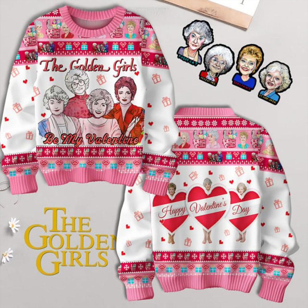 The Golden Girls Be My Valentines 2025 Ugly Sweater Gifts For Fans-1