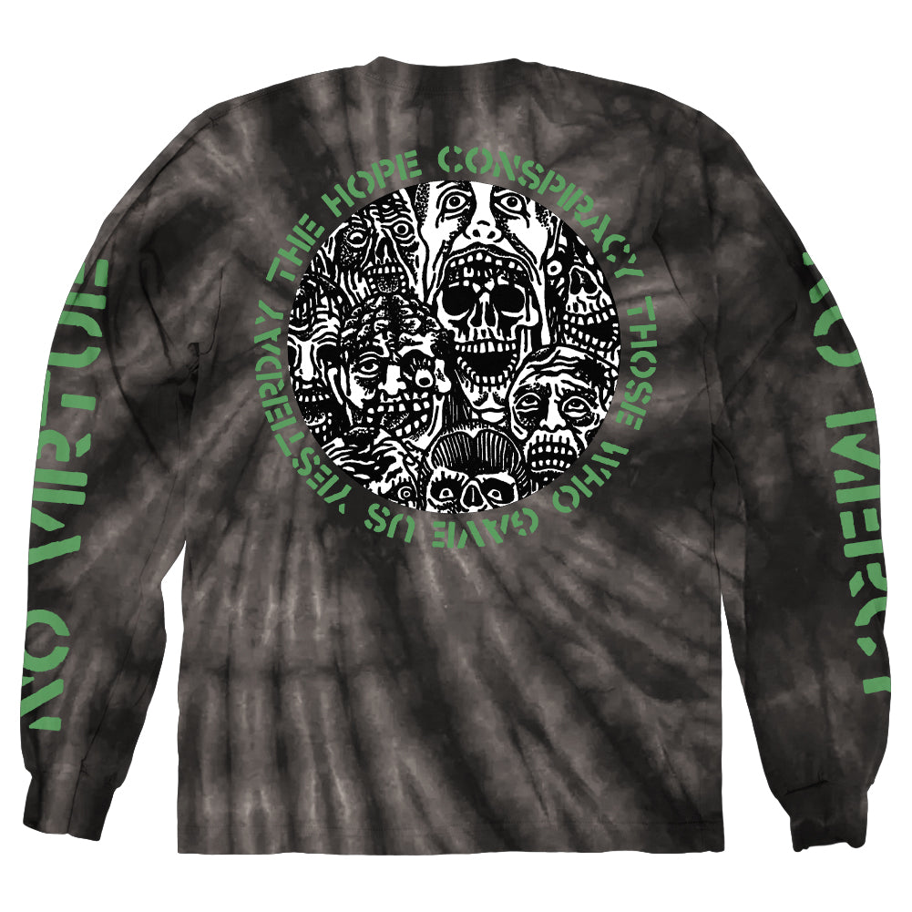 The Hope Conspiracy Merch Those Who Gave Us Yesterday Tie Dye Long Sleeve Shirt The Hope Conspiracy Shirt Father's Day Gifts For Metal Music Lovers-1