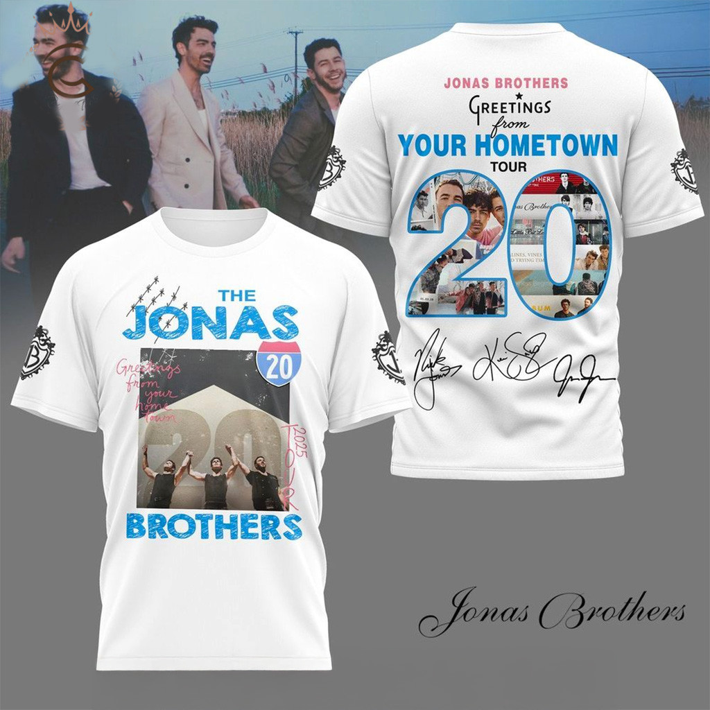 The Jonas Brothers Greetings From Your Hometown Tour T-Shirt Brothers Merch Gifts For Fans-1