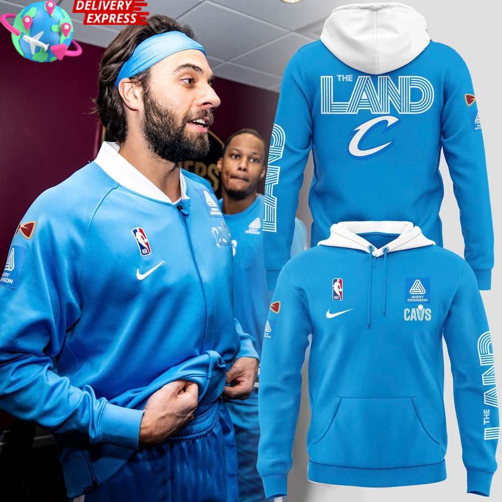 The Land Cleveland Cavaliers 2025 Blue Hoodie Unique Father's Day Gifts-1