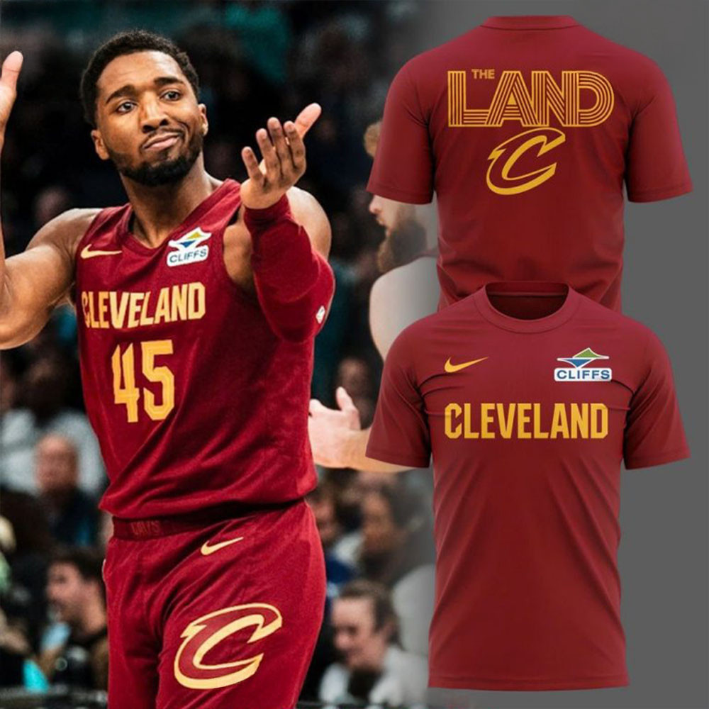 The Land Cleveland Cavaliers 2025 Red T-Shirt Best Father's Day Gifts For Husband-1