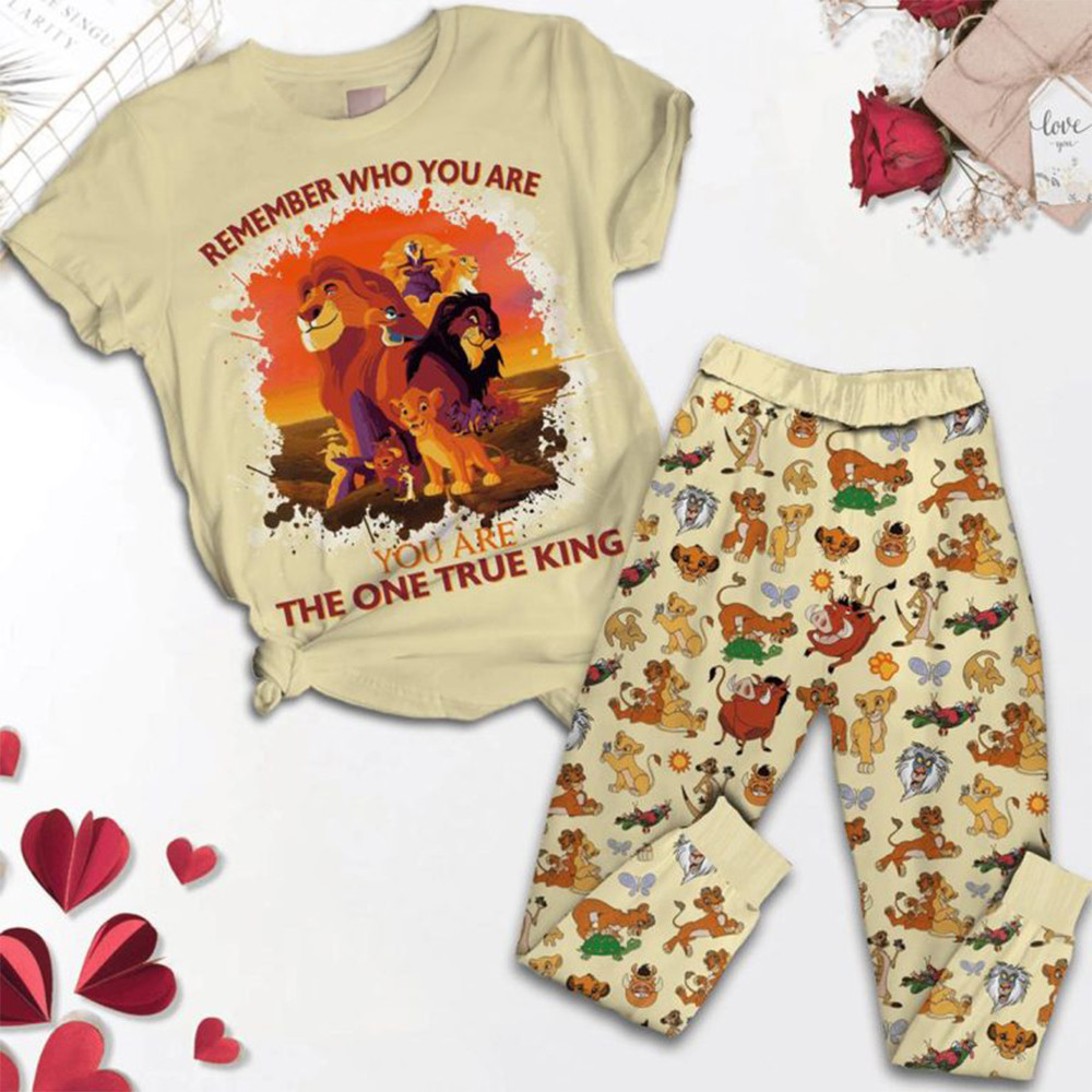 The Lion King Remember Who You Are The True King 2025 Fleece Pajamas Set Gifts For Fans-1