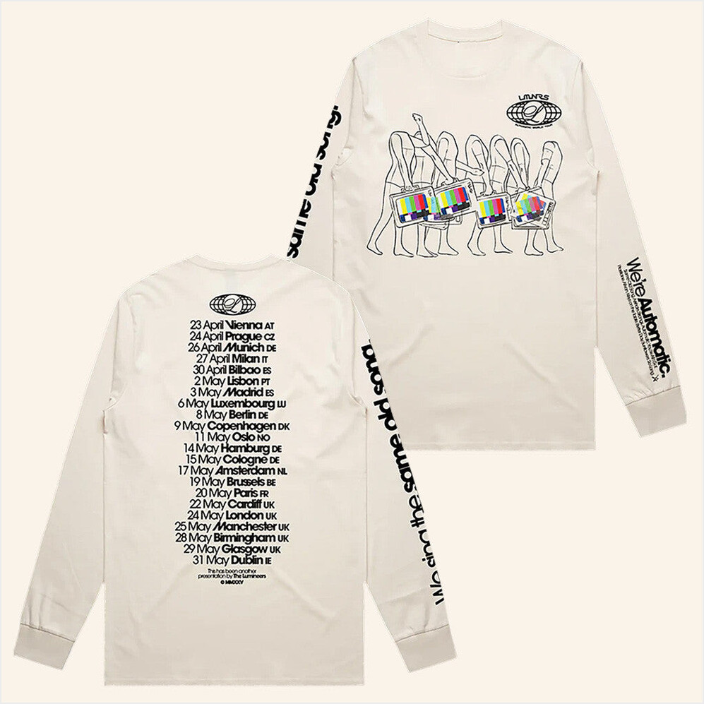 The Lumineers Merch Automatic Tour Long Sleeve Shirt Presents For Boyfriend Gifts For Besties-1
