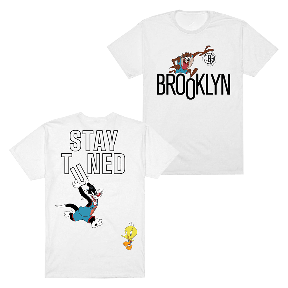 The Nets x Space Jam T-Shirt Brooklyn Nets Merch Best Father's Day Gifts For Husband-1