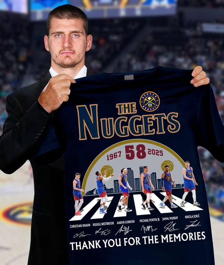 The Nuggets Thank You For The Memories Shirt The Nuggets Merch Gifts For Basketball Fan-1