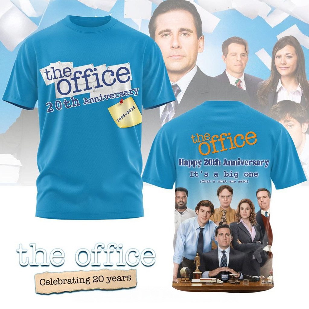 The Office TV Series Happy 20th Anniversary Shirt The Office Merch Gift Ideas For Fans-1