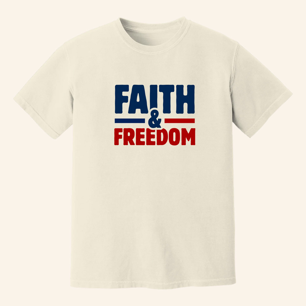 The Officer Tatum Merch Faith And Freedom T-Shirt Present For Husband-1