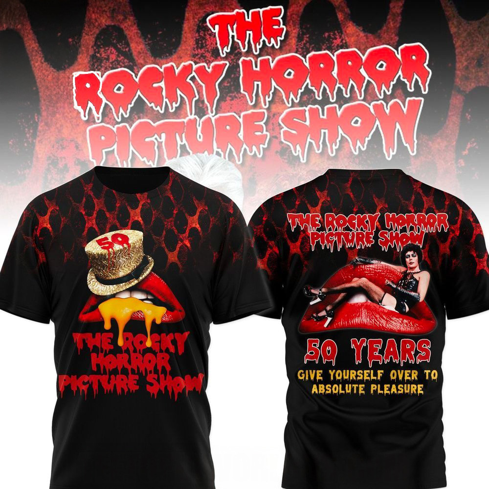 The Rocky Horror Picture Show 50 Years T-Shirt Great Father's Day Gifts-1