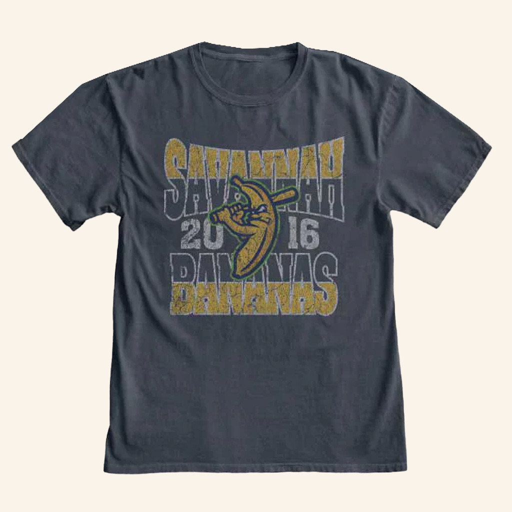 The Savannah Bananas Merch Bananas Blue 84 Side Scroll Shirt Gifts For Him-1