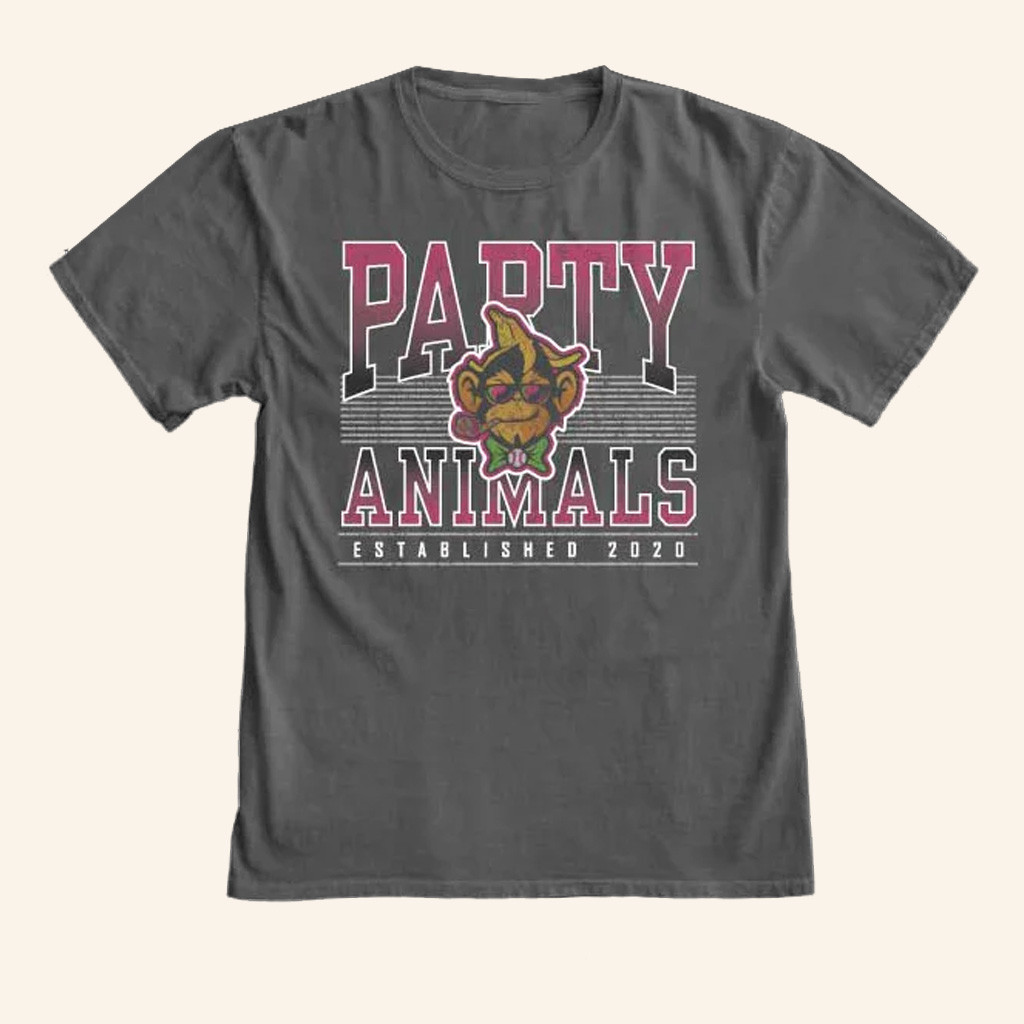 The Savannah Bananas Merch Party Animals Blue 84 Throw Shade Shirt Gifts For Dudes-1