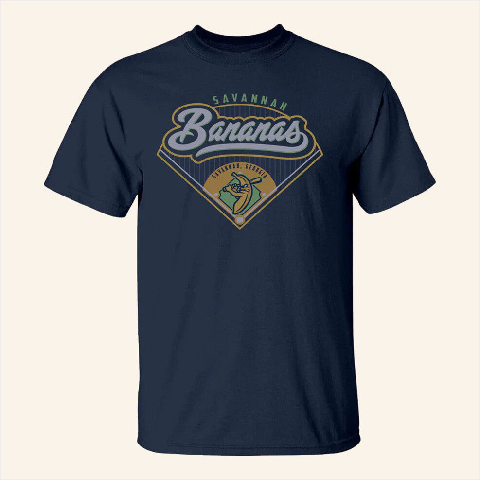 The Savannah Bananas Merch Store Youth Bananas Blue 84 Fun Field Shirt Gifts For Besties-1