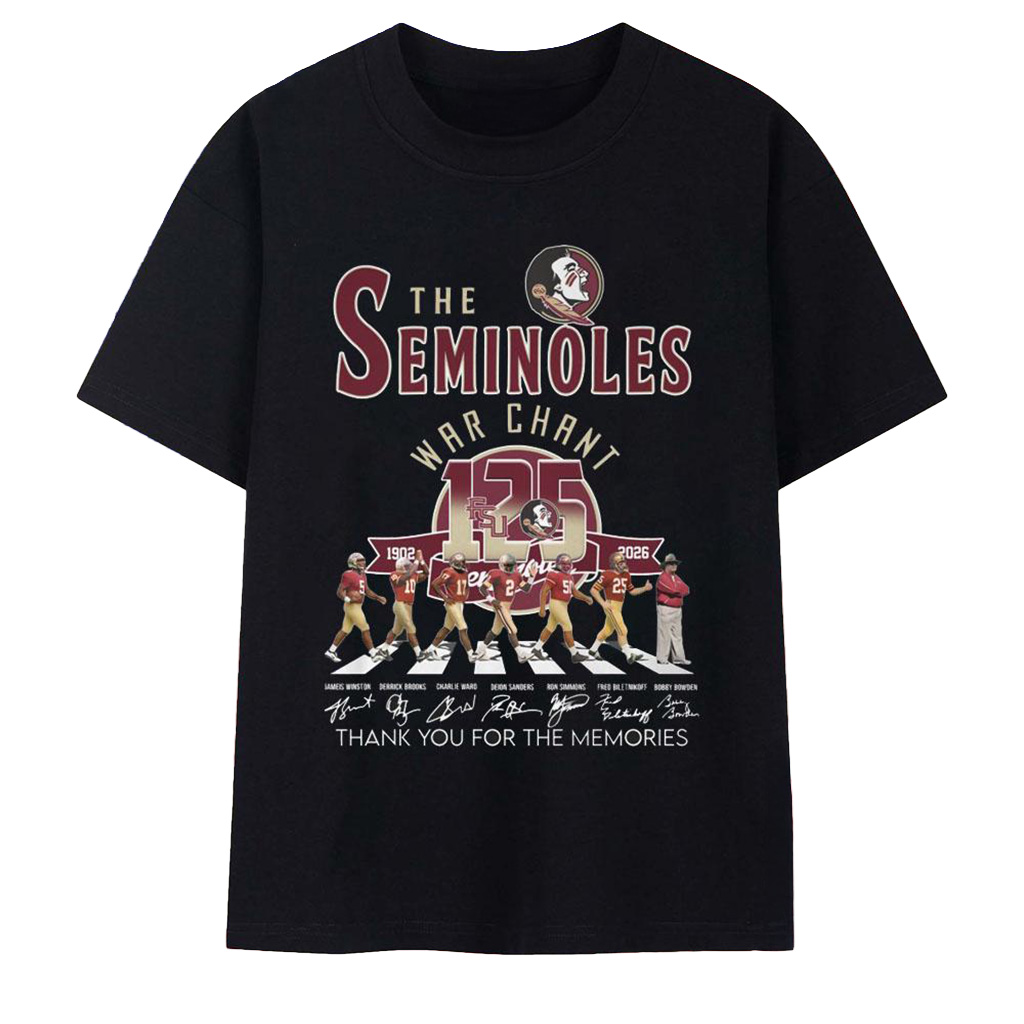 The Seminoles War Chant 125 Season 1902 2026 T-Shirt Thank You For The Memories Shirt-1
