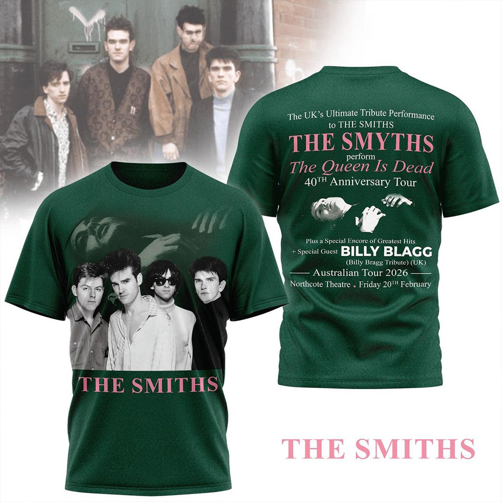 The Smiths The Queen Is Dead 40th Anniversary Tour Shirt The Smiths Merch Fans Gifts-1