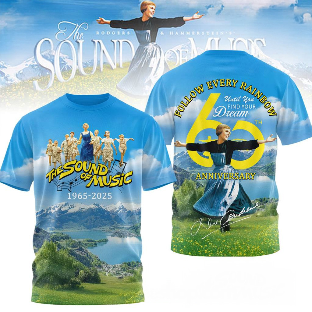The Sound Of Music 60th Anniversary 3D Shirt Gifts For Him Her-1