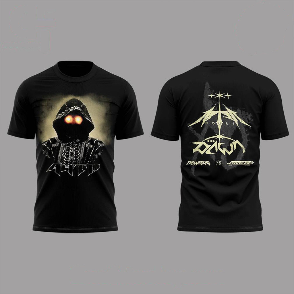 The Weeknd After Hours Til Dawn Tour 2025 Black Shirt Fan Merch Gifts For Dad-1