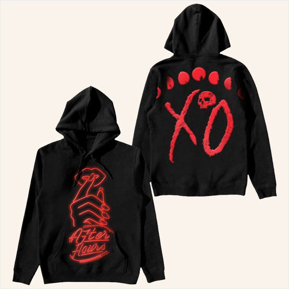 The Weeknd After Hours Til Dawn Tour Merch Hoodie After Hours Signage Hoodie Fans Gifts-1