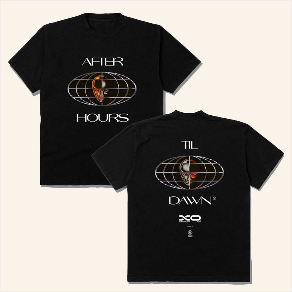 The Weeknd After Hours Til Dawn Tour Merch T-Shirt After Hours Til Dawn Tour XOHF Shirt-1
