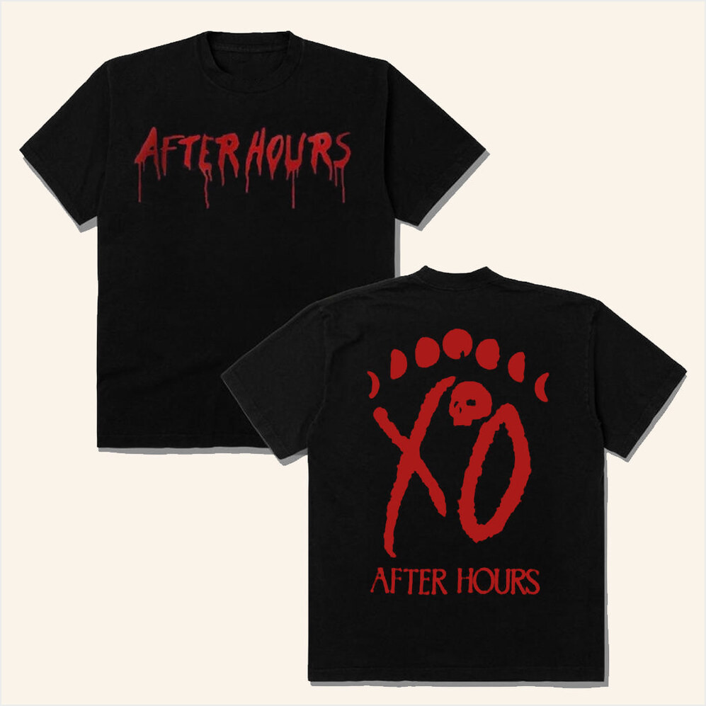 The Weeknd After Hours Til Dawn Tour Merch The Weeknd XO Logo Moon Phase Shirt Gifts-1