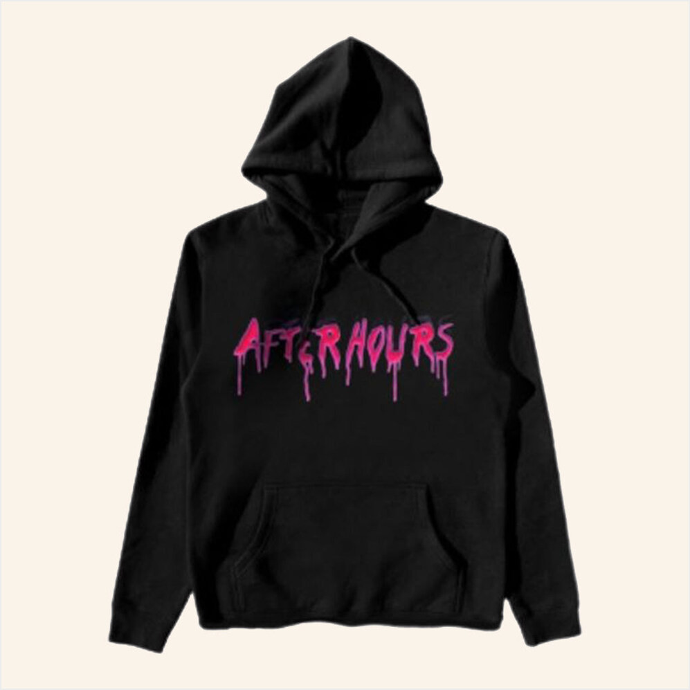 The Weeknd After Hours Til Dawn Tour Merch Vlone X After Hours Blood Drip Hoodie Fan Gifts-1